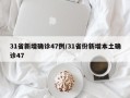 31省新增确诊47例/31省份新增本土确诊47