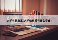 大学有信息系(大学信息系有什么专业)