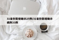 31省份新增确诊25例/31省份新增确诊病例33例