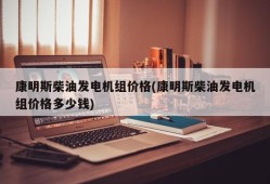 康明斯柴油发电机组价格(康明斯柴油发电机组价格多少钱)
