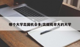 哪个大学出国机会多/出国概率大的大学