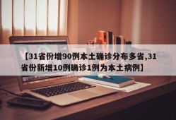 【31省份增90例本土确诊分布多省,31省份新增10例确诊1例为本土病例】