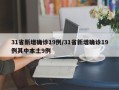 31省新增确诊19例/31省新增确诊19例其中本土9例