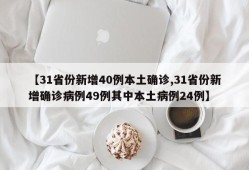 【31省份新增40例本土确诊,31省份新增确诊病例49例其中本土病例24例】